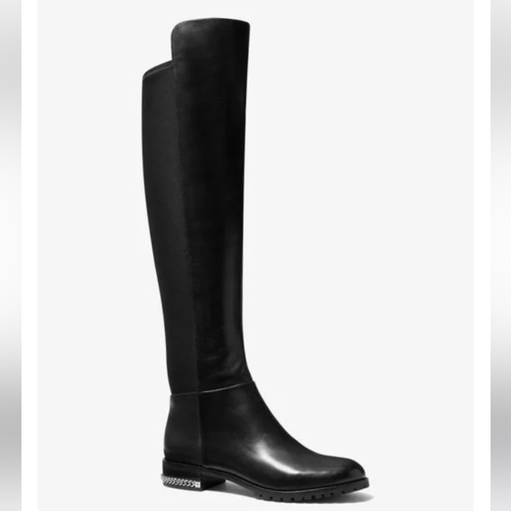 NWT MICHAEL MICHAEL KORS Sabrina Stretch Leather Boot (8)
